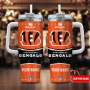 Cincinnati Bengals NFL Custom Stanley Quencher 30oz-40oz Stainless Steel Tumbler Hot And Cold Tumbler