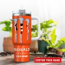 Cincinnati Bengals NFL Energy Nutrition Facts Custom Stanley Quencher 30oz-40oz Stainless Steel Tumbler Hot And Cold Tumbler