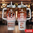 Cincinnati Bengals NFL Glitter Custom Stanley Quencher 30oz-40oz Stainless Steel Tumbler Hot And Cold Tumbler