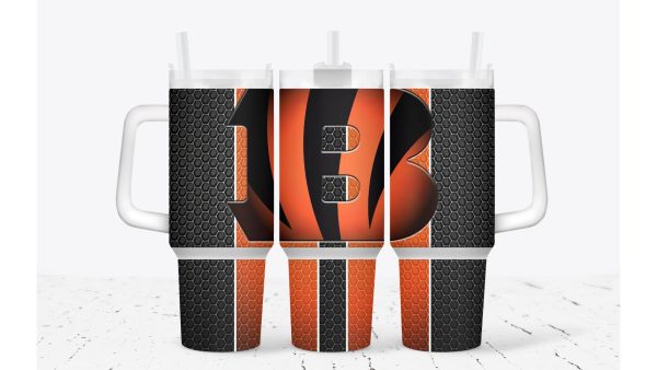 Cincinnati Bengals Football NFL Custom Stanley Quencher 30oz-40oz Stainless Steel Tumbler Hot And Cold Tumbler