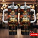 Cincinnati Bengals NFL Glitter Golden Logo Custom Stanley Quencher 30oz-40oz Stainless Steel Tumbler Hot And Cold Tumbler