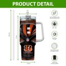Cincinnati Bengals NFL Custom Stanley Quencher 30oz-40oz Stainless Steel Tumbler Hot And Cold Tumbler