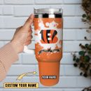 Cincinnati Bengals Football NFL Sport Custom Stanley Quencher 30oz-40oz Stainless Steel Tumbler Hot And Cold Tumbler