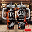 Cincinnati Bengals NFL Custom Stanley Quencher 30oz-40oz Stainless Steel Tumbler Hot And Cold Tumbler