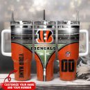 Cincinnati Bengals NFL Custom Stanley Quencher 30oz-40oz Stainless Steel Tumbler Hot And Cold Tumbler