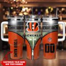 Cincinnati Bengals NFL Custom Stanley Quencher 30oz-40oz Stainless Steel Tumbler Hot And Cold Tumbler
