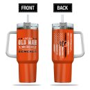 Cincinnati Bengals NFL Custom Stanley Quencher 30oz-40oz Stainless Steel Tumbler Hot And Cold Tumbler