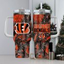 Cincinnati Bengals NFL Custom Stanley Quencher 30oz-40oz Stainless Steel Tumbler Hot And Cold Tumbler