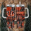 Cincinnati Bengals NFL Custom Stanley Quencher 30oz-40oz Stainless Steel Tumbler Hot And Cold Tumbler