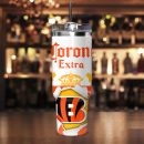 Cincinnati Bengals NFL Corona Extra Custom Stanley Quencher 30oz-40oz Stainless Steel Tumbler Hot And Cold Tumbler