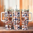 Chicago Bears NFL Sports Custom Stanley Quencher 30oz-40oz Stainless Steel Tumbler Hot And Cold Tumbler