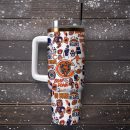 Chicago Bears NFL Sports Custom Stanley Quencher 30oz-40oz Stainless Steel Tumbler Hot And Cold Tumbler