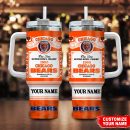 Chicago Bears NFL Super Bowl Champs Pride Custom Stanley Quencher 30oz-40oz Stainless Steel Tumbler Hot And Cold Tumbler