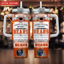 Chicago Bears NFL Father's Day Custom Stanley Quencher 30oz-40oz Stainless Steel