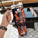 NFL Chicago Bears Custom Stanley Quencher 30oz-40oz Stainless Steel Tumbler Hot And Cold Tumbler