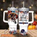 Chicago Bears NFL Custom Stanley Quencher 30oz-40oz Stainless Steel Tumbler Hot And Cold Tumbler