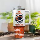 Chicago Bears NFL Custom Stanley Quencher 30oz-40oz Stainless Steel Tumbler Hot And Cold Tumbler