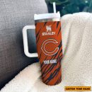 Chicago Bears NFL Custom Stanley Quencher 30oz-40oz Stainless Steel Tumbler Hot And Cold Tumbler