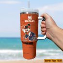 Chicago Bears NFL Mickey Mouse Custom Stanley Quencher 30oz-40oz Stainless Steel Tumbler Hot And Cold Tumbler