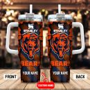 Chicago Bears NFL Custom Stanley Quencher 30oz-40oz Stainless Steel Tumbler Hot And Cold Tumbler