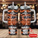 Chicago Bears NFL Custom Stanley Quencher 30oz-40oz Stainless Steel Tumbler Hot And Cold Tumbler