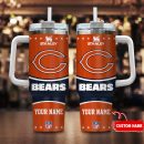 Chicago Bears NFL Custom Stanley Quencher 30oz-40oz Stainless Steel Tumbler Hot And Cold Tumbler