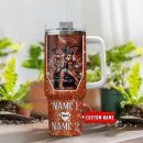 Chicago Bears NFL Mickey And Minnie Couple Custom Stanley Quencher 30oz-40oz Stainless Steel Tumbler Hot And Cold Tumbler