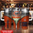 Chicago Bears NFL Custom Stanley Quencher 30oz-40oz Stainless Steel Tumbler Hot And Cold Tumbler