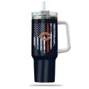 Chicago Bears NFL Custom Stanley Quencher 30oz-40oz Stainless Steel Tumbler Hot And Cold Tumbler