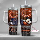 Chicago Bears NFL Custom Stanley Quencher 30oz-40oz Stainless Steel Tumbler Hot And Cold Tumbler