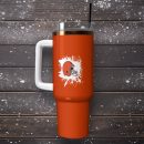 Cleveland Browns NFL Custom Stanley Quencher 30oz-40oz Stainless Steel Tumbler Hot And Cold Tumbler