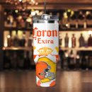 Cleveland Browns NFL Corona Extra Custom Stanley Quencher 30oz-40oz Stainless Steel Tumbler Hot And Cold Tumbler