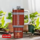 Cleveland Browns NFL Crystal Custom Stanley Quencher 30oz-40oz Stainless Steel Tumbler Hot And Cold Tumbler