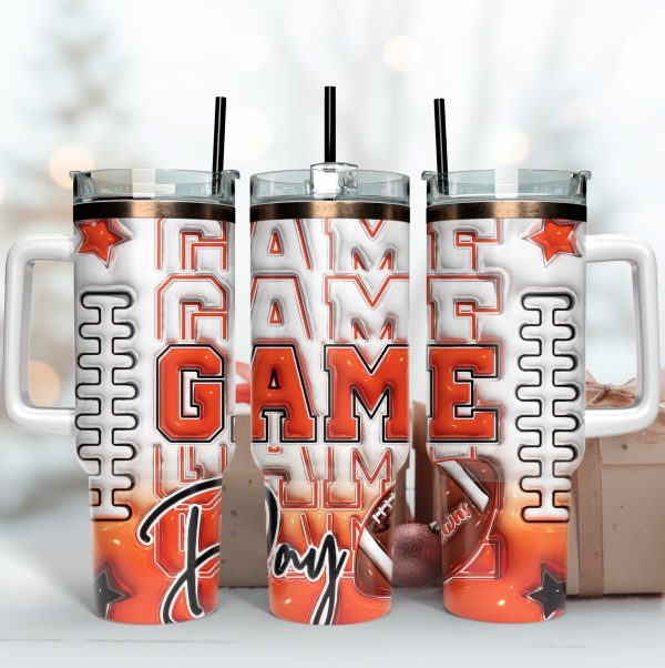 Cleveland Browns NFL Game Day Custom Stanley Quencher 30oz-40oz Stainless Steel Tumbler Hot And Cold Tumbler