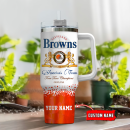 Cleveland Browns NFL Champions Modelo Custom Stanley Quencher 30oz-40oz Stainless Steel Tumbler Hot And Cold Tumbler