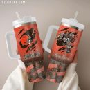 Cleveland Browns NFL Glitter Custom Stanley Quencher 30oz-40oz Stainless Steel Tumbler Hot And Cold Tumbler