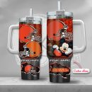 Cleveland Browns NFL Custom Stanley Quencher 30oz-40oz Stainless Steel Tumbler Hot And Cold Tumbler