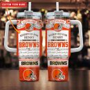 Cleveland Browns NFL Custom Stanley Quencher 30oz-40oz Stainless Steel Tumbler Hot And Cold Tumbler
