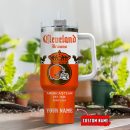 Cleveland Browns NFL Corona Extra Custom Stanley Quencher 30oz-40oz Stainless Steel Tumbler Hot And Cold Tumbler