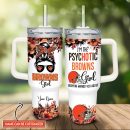 Cleveland Browns NFL Custom Stanley Quencher 30oz-40oz Stainless Steel Tumbler