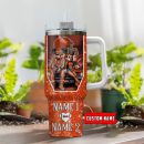Cleveland Browns NFL Mickey And Minnie Couple Custom Stanley Quencher 30oz-40oz Stainless Steel Tumbler Hot And Cold Tumbler