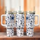 Dallas Cowboys NFL Sports Custom Stanley Quencher 30oz-40oz Stainless Steel Tumbler Hot And Cold Tumbler