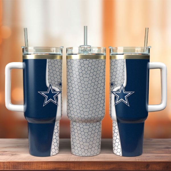 Dallas Cowboys NFL Custom Stanley Quencher 30oz-40oz Stainless Steel Tumbler Hot And Cold Tumbler