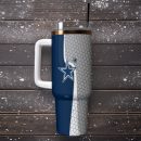 Dallas Cowboys NFL Custom Stanley Quencher 30oz-40oz Stainless Steel Tumbler Hot And Cold Tumbler