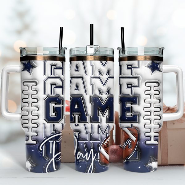 Dallas Cowboys NFL Game Day Custom Stanley Quencher 30oz-40oz Stainless Steel Tumbler Hot And Cold Tumbler