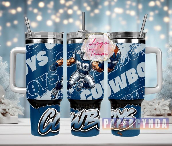 Dallas Cowboys Custom Stanley Quencher 30oz-40oz Stainless Steel Tumbler Hot And Cold Tumbler