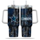 Dallas Cowboys NFL Hunting Custom Stanley Quencher 30oz-40oz Stainless Steel Tumbler Hot And Cold Tumbler
