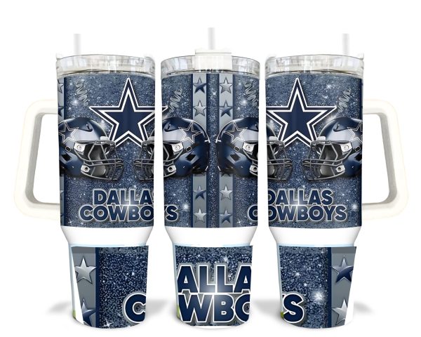 Dallas Cowboys NFL Custom Stanley Quencher 30oz-40oz Stainless Steel Tumbler Hot And Cold Tumbler