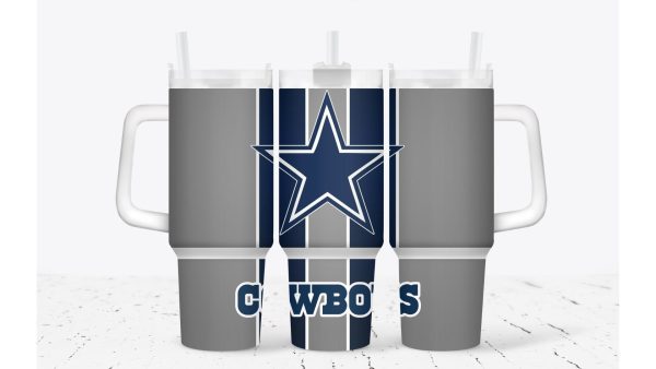 Dallas Cowboys NFL Custom Stanley Quencher 30oz-40oz Stainless Steel Tumbler Hot And Cold Tumbler