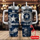 Dallas Cowboys NFL Custom Stanley Quencher 30oz-40oz Stainless Steel Tumbler Hot And Cold Tumbler